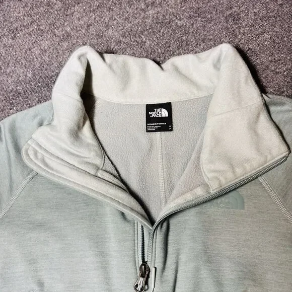 The North Face CANYONLANDS Women's Full Zipper Jacket Size S Silver Blue Heather - Picture 2 of 5